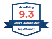 Avvo Rating of 9.3 Edward Randolph Shaw Top Attorney